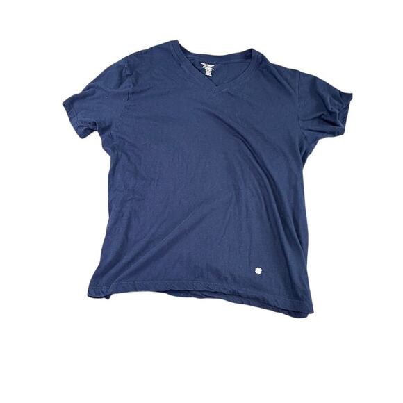Men’s Lucky Brand Navy V-Neck Cotton TeeXL – Excellent Condition - Picture 1 of 9